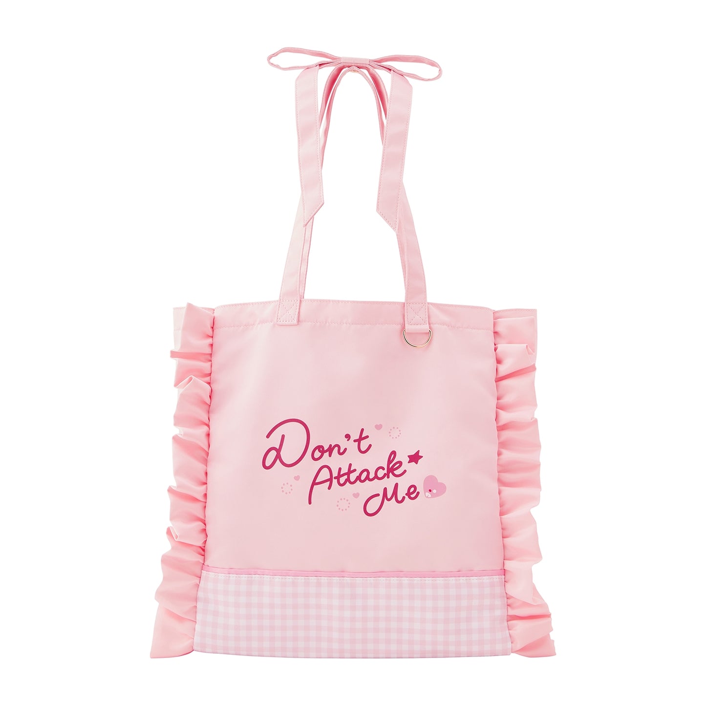 Pokemon Don't Attack Me Ruffle Tote Bag