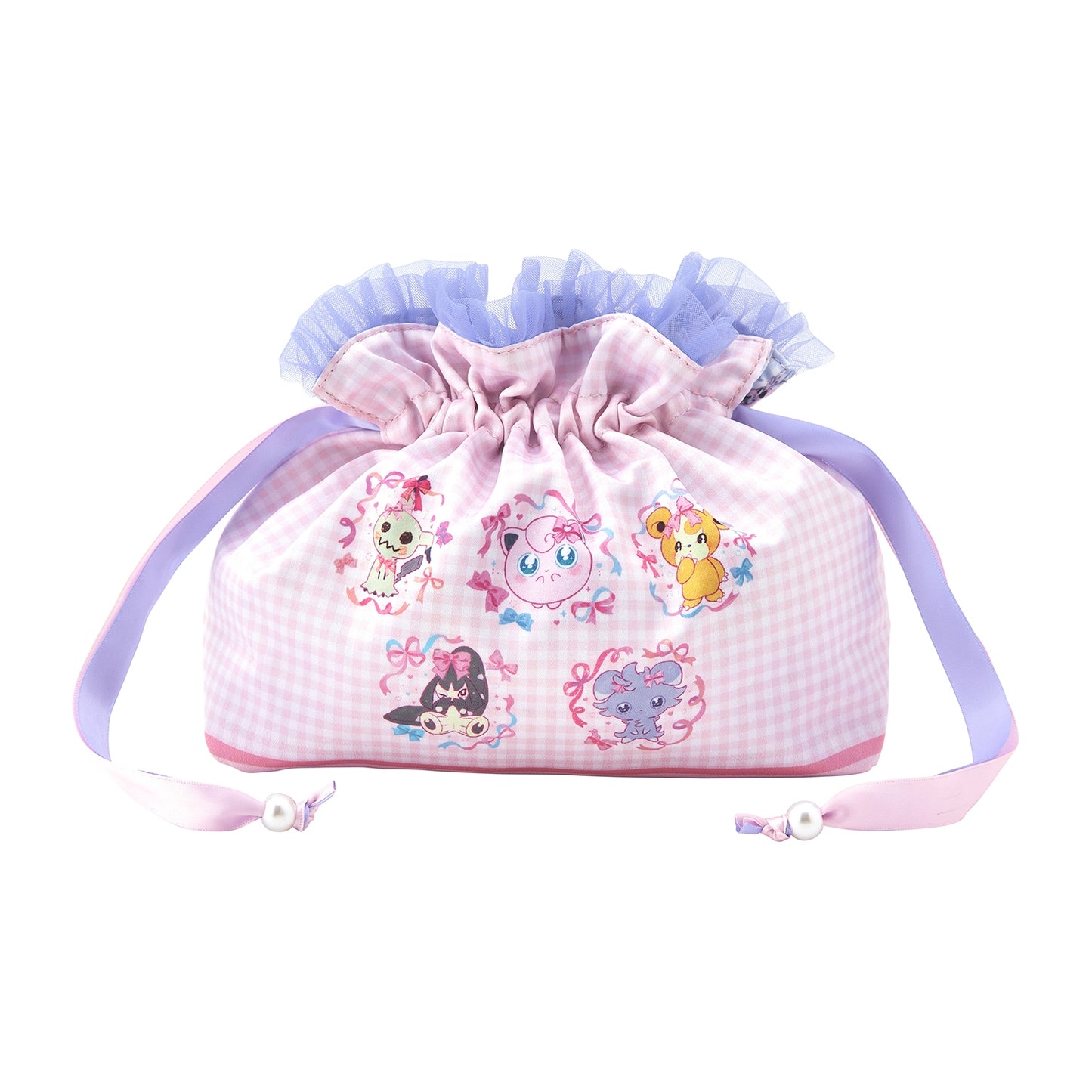 Pokemon Don't Attack Me Reversible Drawstring Pouch