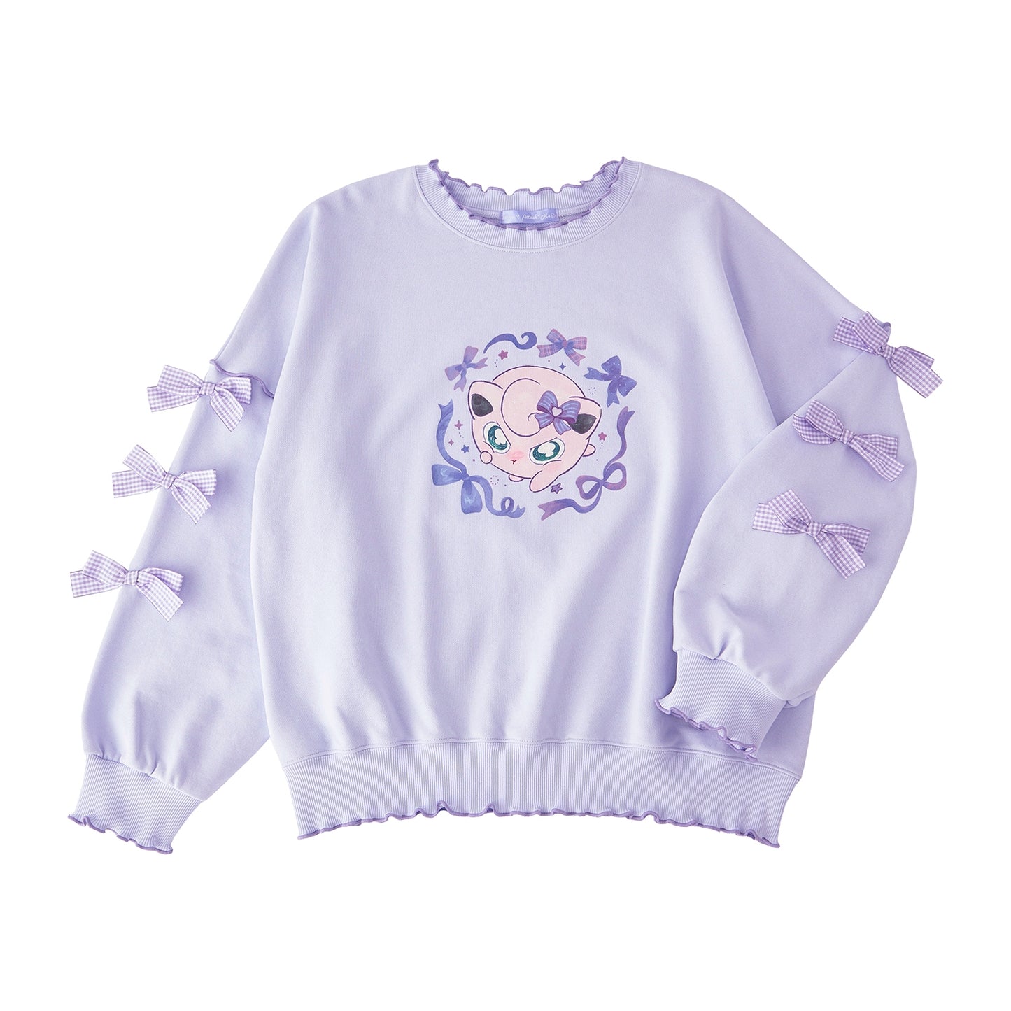 Pokemon Don't Attack Me Jigglypuff Sweatshirt (Purple)