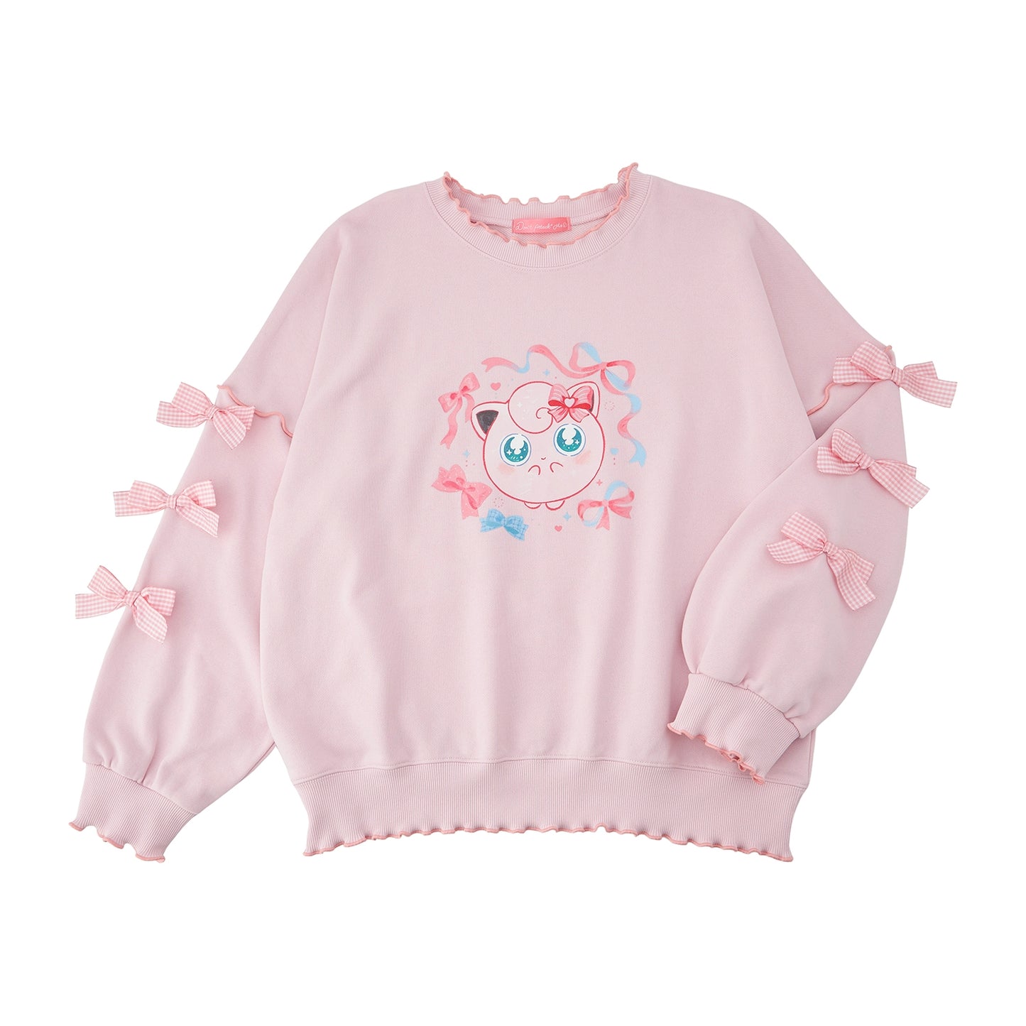 Pokemon Don't Attack Me Jigglypuff Sweatshirt (Pink)