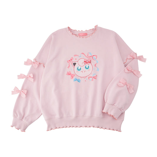 Pokemon Don't Attack Me Jigglypuff Sweatshirt (Pink)
