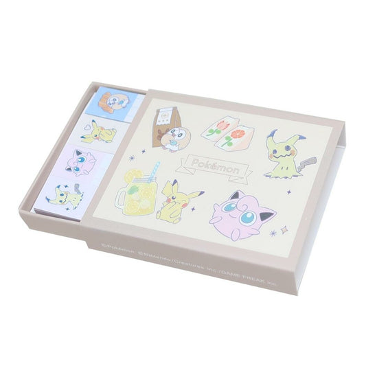 Pokemon Enjoy Tea Time Sticky Note Box