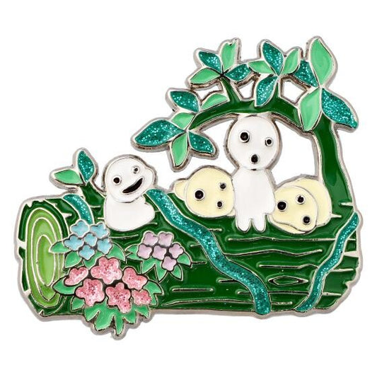 Princess Mononoke Metal Brooch Kodama