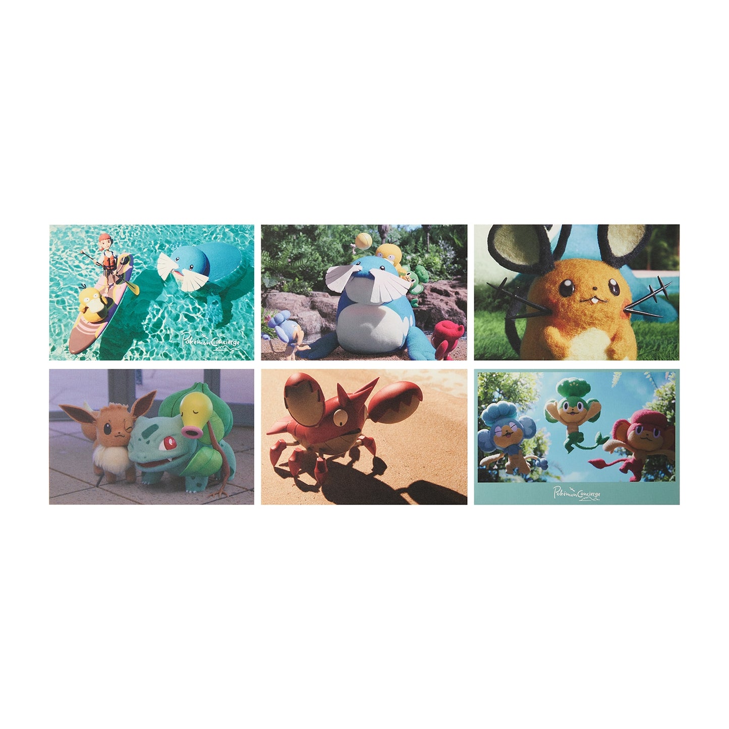 Pokemon Concierge 2025 Seaside Postcard Set (6 Cards)
