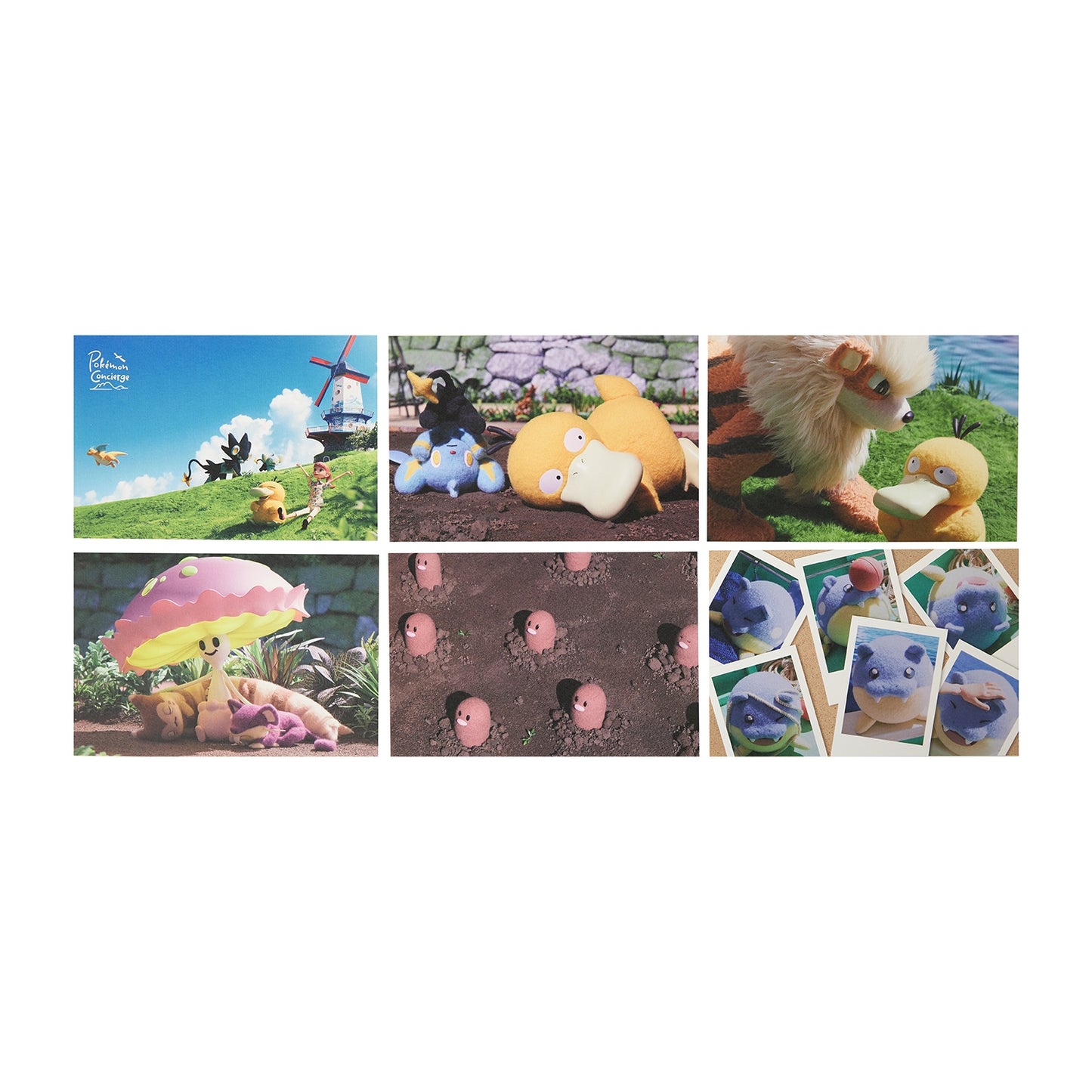 Pokemon Concierge 2025 Windmill Postcard Set (6 Cards)