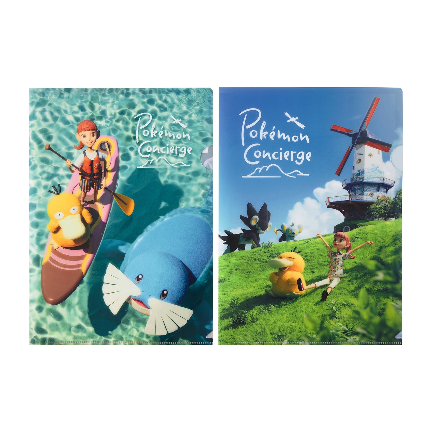 Pokemon Concierge 2025 A4 Clear File Set (2 Cards)