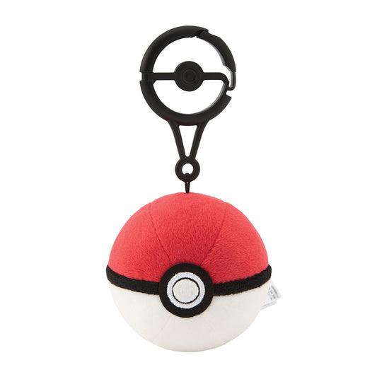 Pokemon PokeBall Carabiner Mascot Keychain Plush