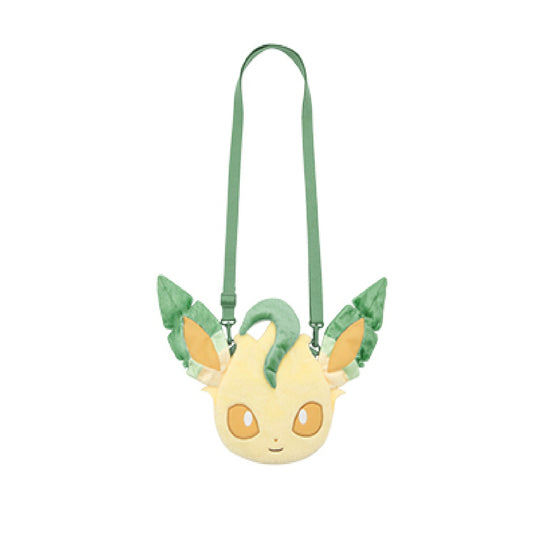 Pokemon Eevee Collection Face Pouch Leafeon