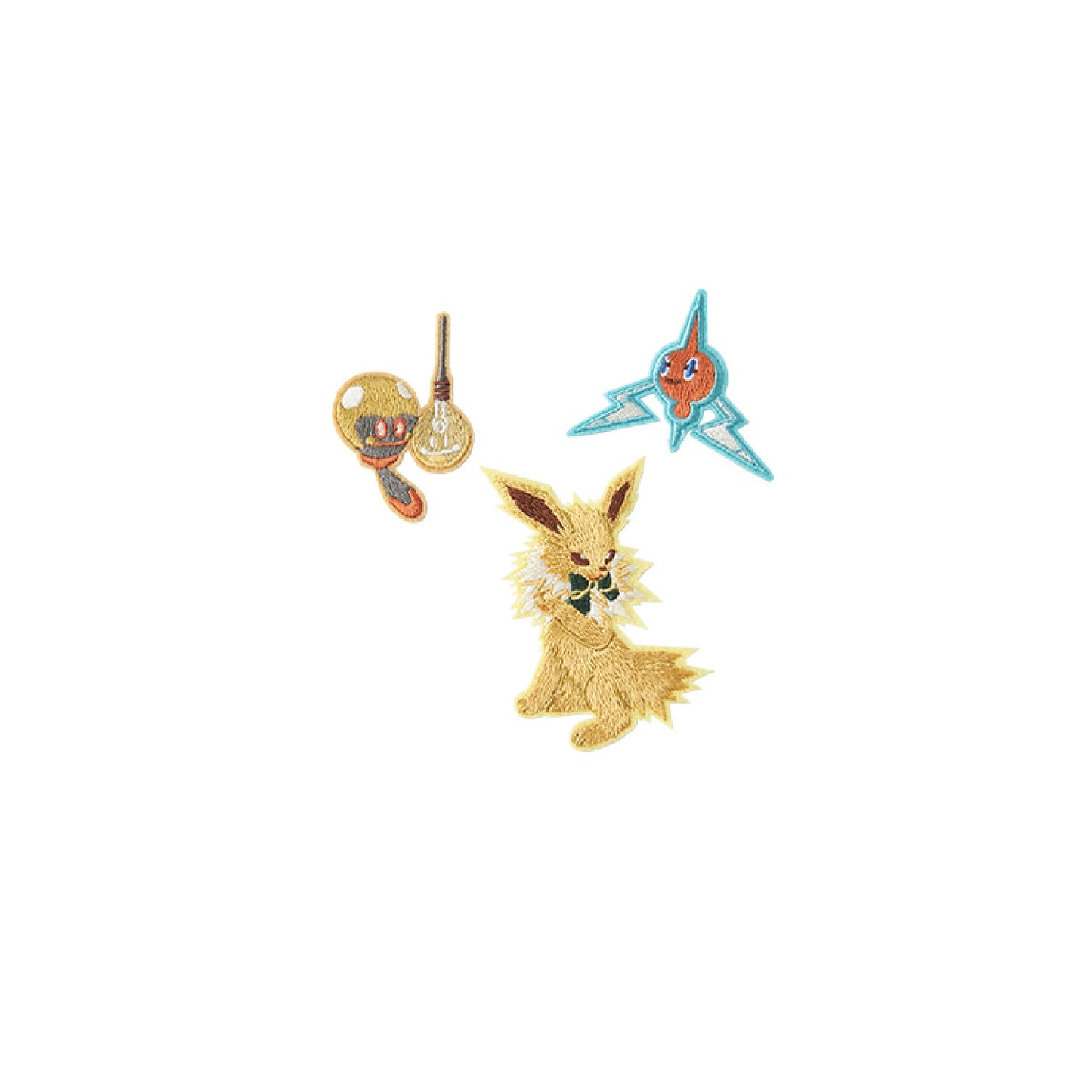 Pokemon Eevee Collection Embroidered Sticker Jolteon