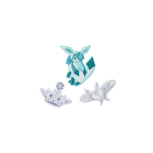 Pokemon Eevee Collection Embroidered Sticker Glaceon
