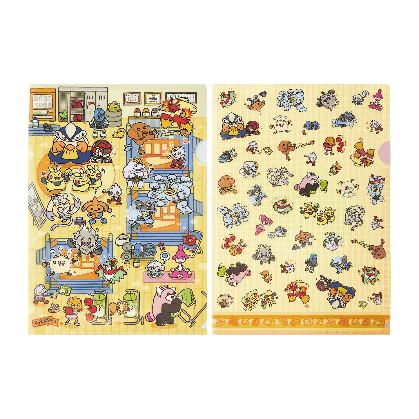 Pokemon Tokkunchu A4 Clear File 2pc Set