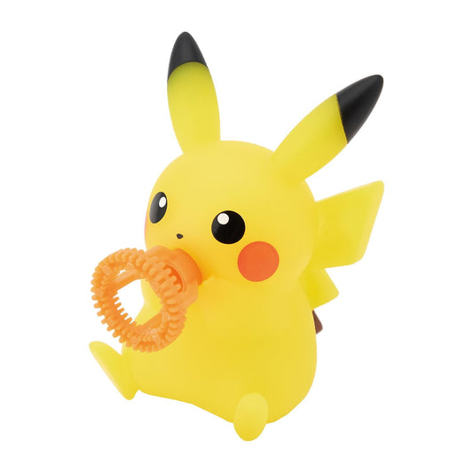 Pokemon Happy Sunny Day Pikachu figure that you can play with Soap Bubbles