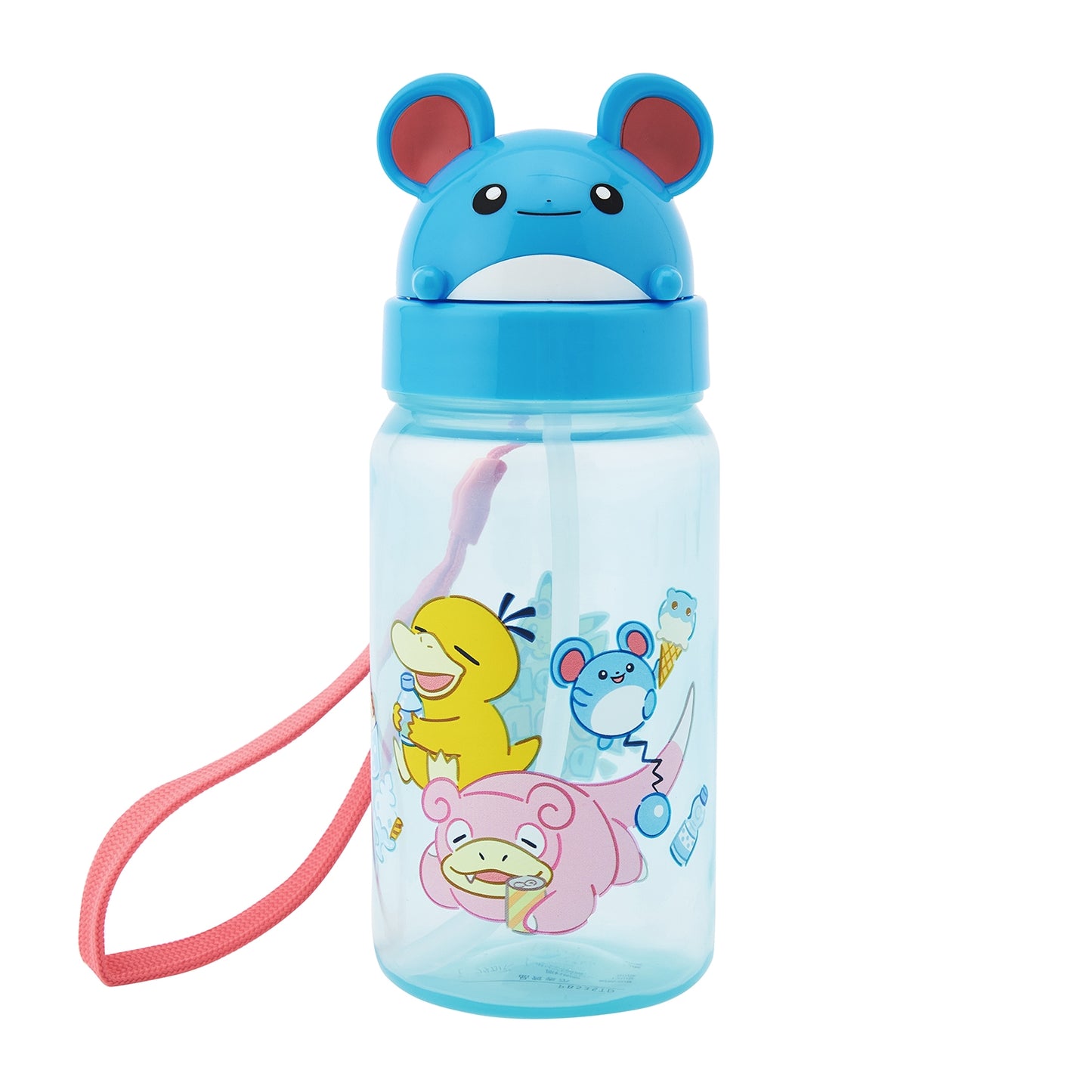 Pokemon Happy Sunny Day Die-cut Straw Bottle Marill