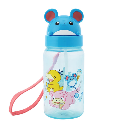 Pokemon Happy Sunny Day Die-cut Straw Bottle Marill