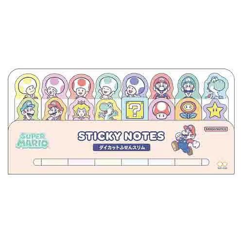 Nintendo Super Mario Ally Limited Edition Die-cut Slim Sticky Notes