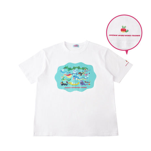 Pokemon Nyoro Nyoro Friends T-shirt Big Gathering Free