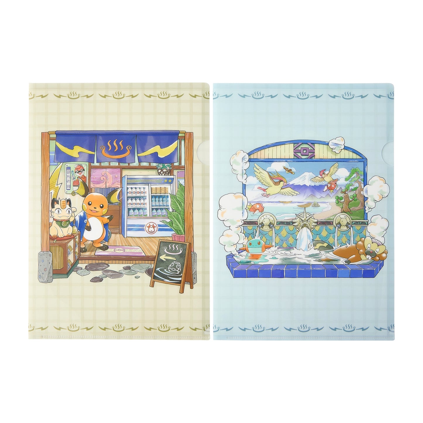 Pokemon Sento A4 Clear File Set of 2