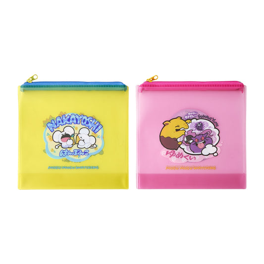 Pokemon Mogu Mogu Watching Drowzee, Swalot, Zweilous & Tandemaus Clear Pouch Set