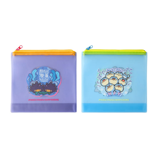 Pokemon Mogu Mogu Watching Graveler, Spheal, Cofagrigus & Pincurchin Clear Pouch Set