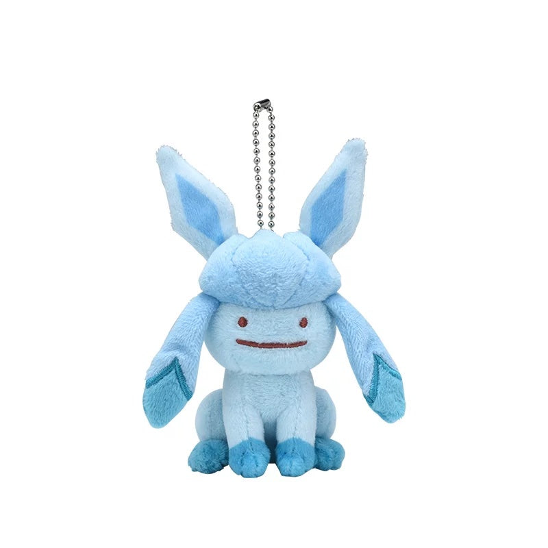 Pokemon Ditto Transformation Series Glaceon Plush Keychain