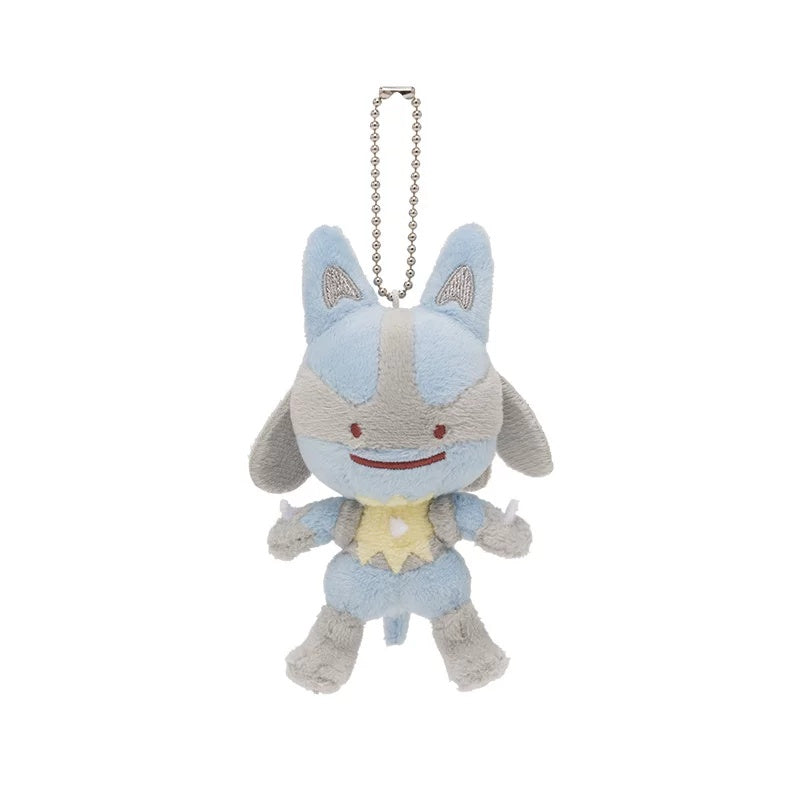 Pokemon Ditto Transformation Series Lucario Plush Keychain