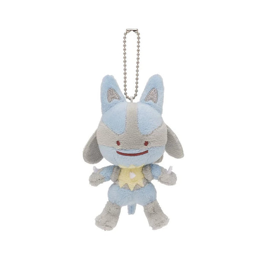 Pokemon Ditto Transformation Series Lucario Plush Keychain