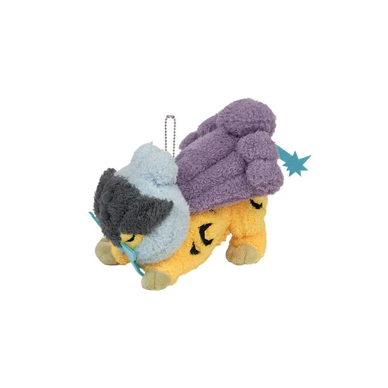 Pokemon Stretching Series Raikou Plush Keychain