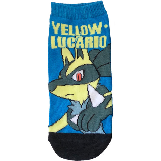 Pokemon Yellow Lucario (23–25 cm) Carax Socks