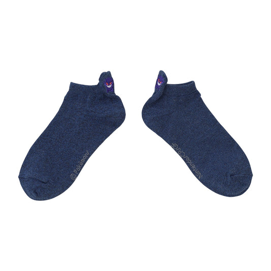 Pokemon Gengar Embroidery on the Heel Short Socks