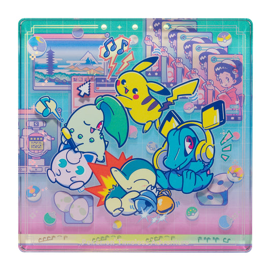 Pokemon Timeless Adventure Johto Acrylic Block