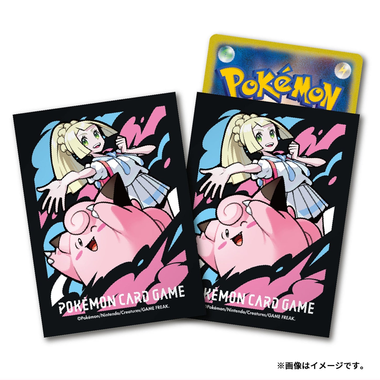 Pokemon Lillie & Clefairy Card Game Deck Shield