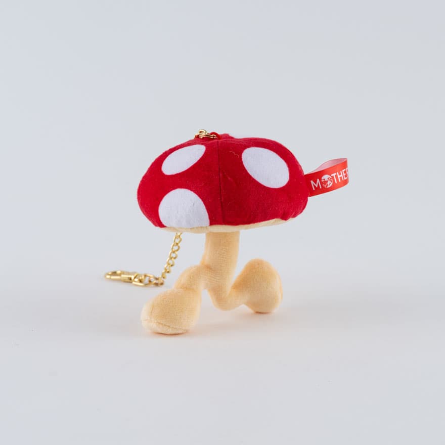 Earthbound Walking Mushroom Character Plush Keychain