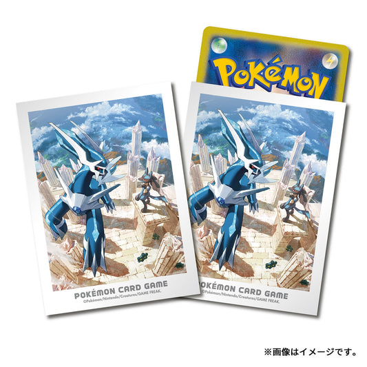 Pokemon Card Game Sleeves Sinnoh Adventure Dialga & Lucario
