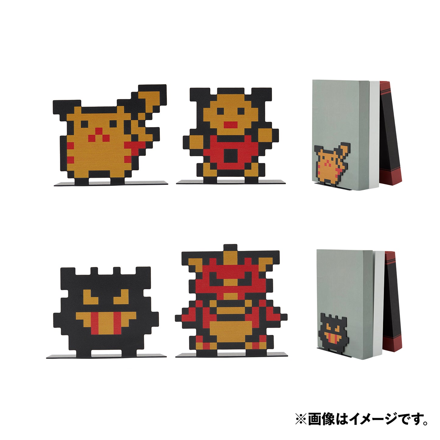 Pokemon Gold and Silver Bookend 2 Piece Set