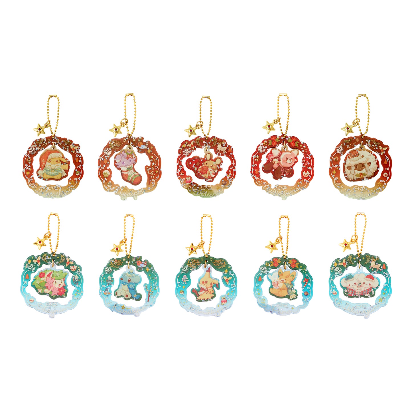 Pokemon Heartwarming Christmas Acrylic Ornament Collection [BLIND]