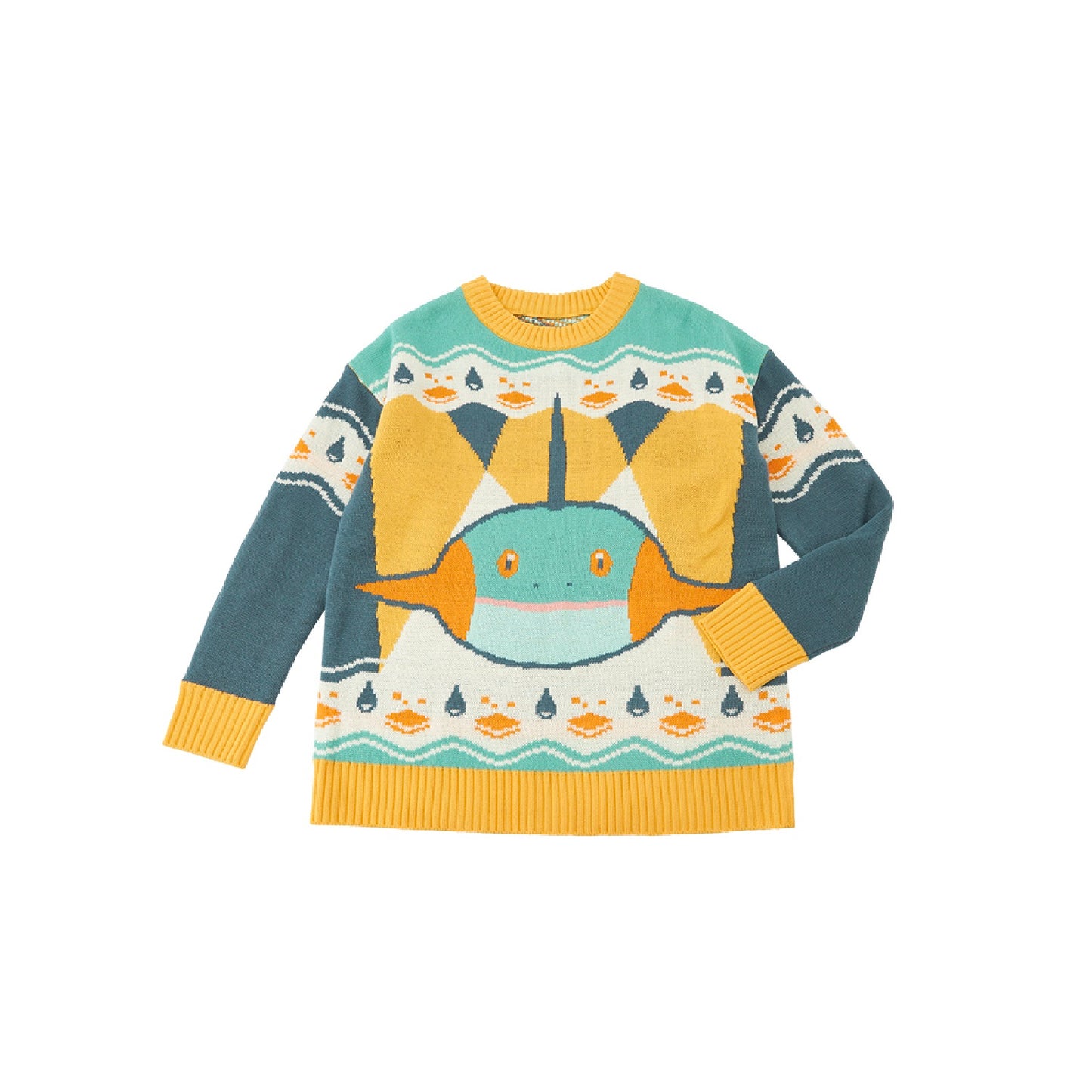 Pokemon Heartwarming Christmas Sweater Marshtomp