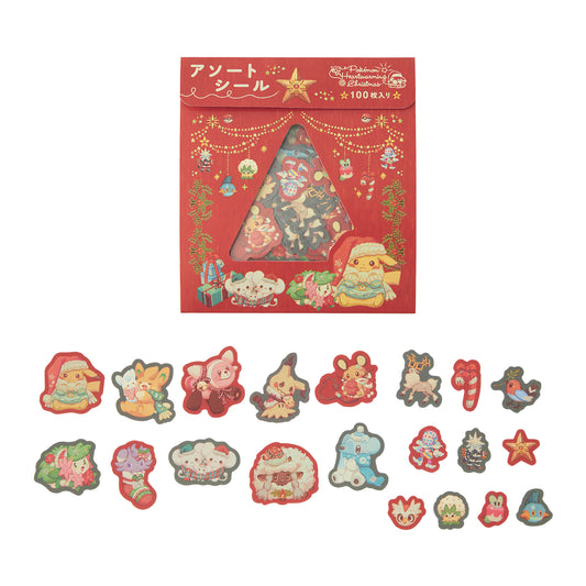 Pokemon Heartwarming Christmas Assorted Stickers