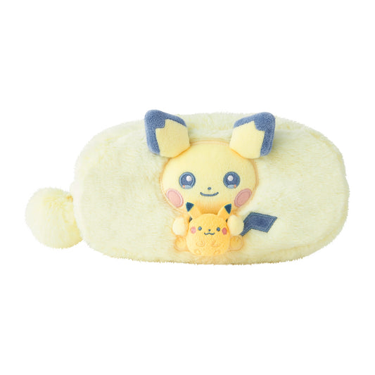 Pokemon Little Daydream Pichu & Pikachu Fluffy Pouch