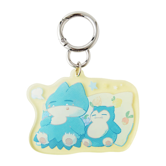 Pokemon Little Daydream Munchlax & Snorlax Acrylic Keychain