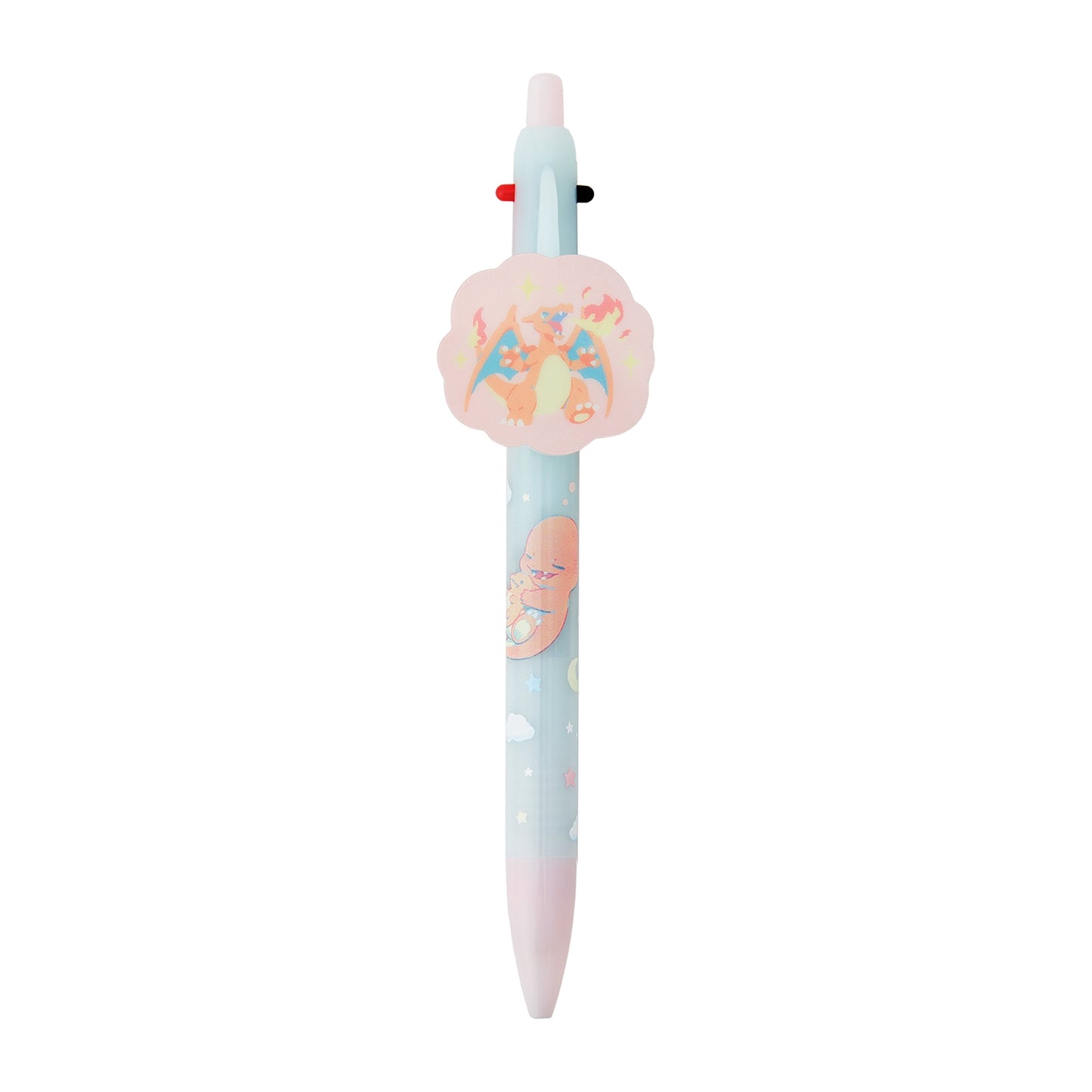 Pokemon Little Daydream Charmander & Charizard Mechanical Pencil & 2-Color Ballpoint Pen with Mascot