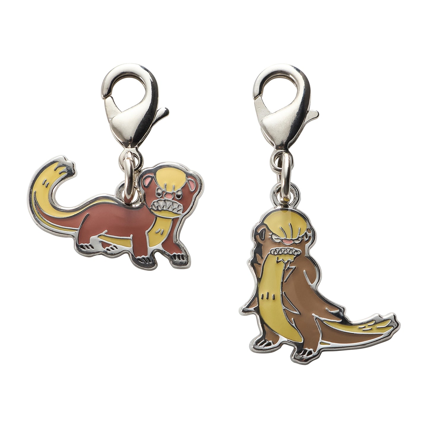 Pokemon National Pokedex Metal Charm  734, 735 Yungoos, Gumshoos