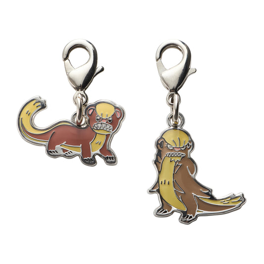 Pokemon National Pokedex Metal Charm  734, 735 Yungoos, Gumshoos