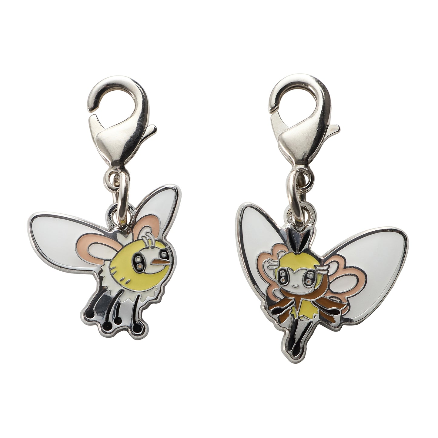 Pokemon National Pokedex Metal Charm  742, 743 Cutiefly, Ribombee