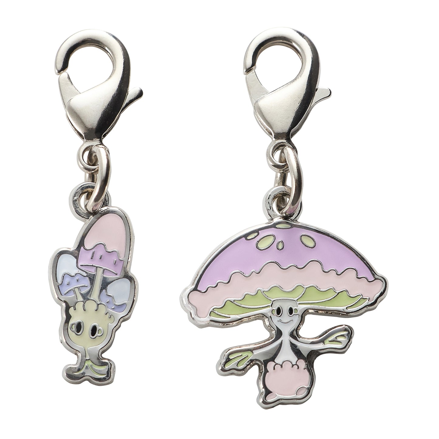 Pokemon National Pokedex Metal Charm 755, 756 Morelull, Shiinotic