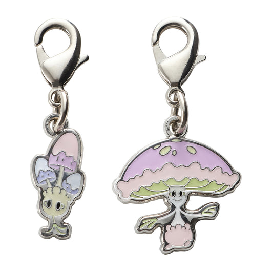 Pokemon National Pokedex Metal Charm 755, 756 Morelull, Shiinotic