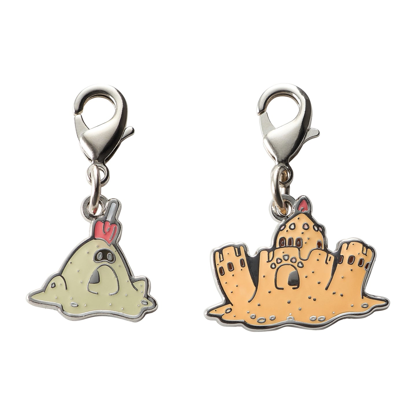 Pokemon National Pokedex Metal Charm  769, 770 Sandygast, Palossand