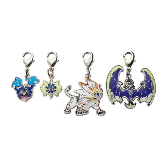 Pokemon National Pokedex Metal Charm 789, 790, 791, 792 Cosmog, Cosmoem, Solgaleo, Lunala