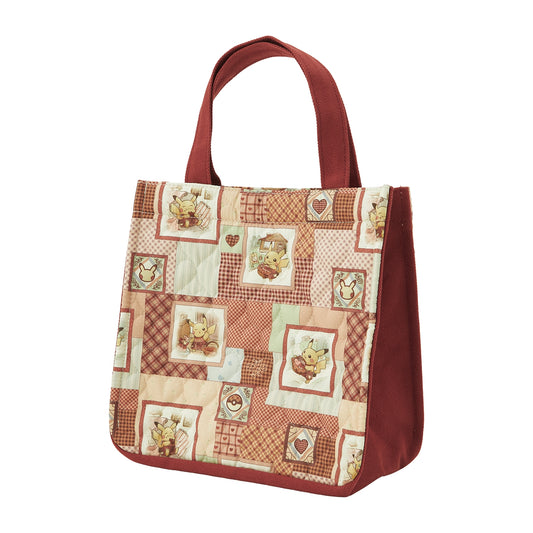 Pokemon Pikachu's Sweet Delivery Patchwork Style Mini Tote Bag