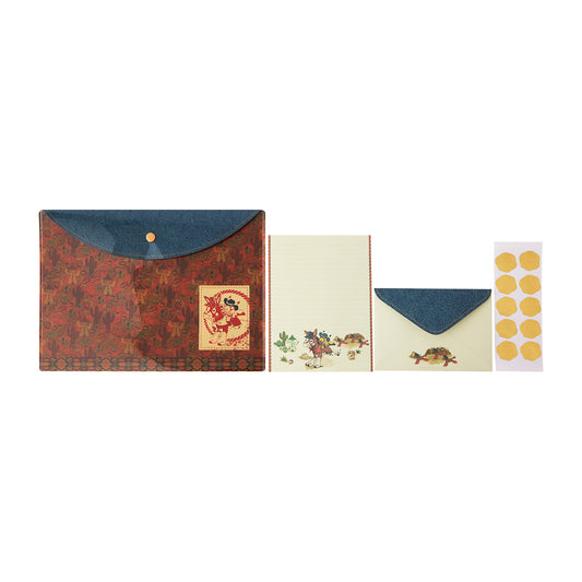 Pokemon Run Run! Desert Letter Set with Clear File