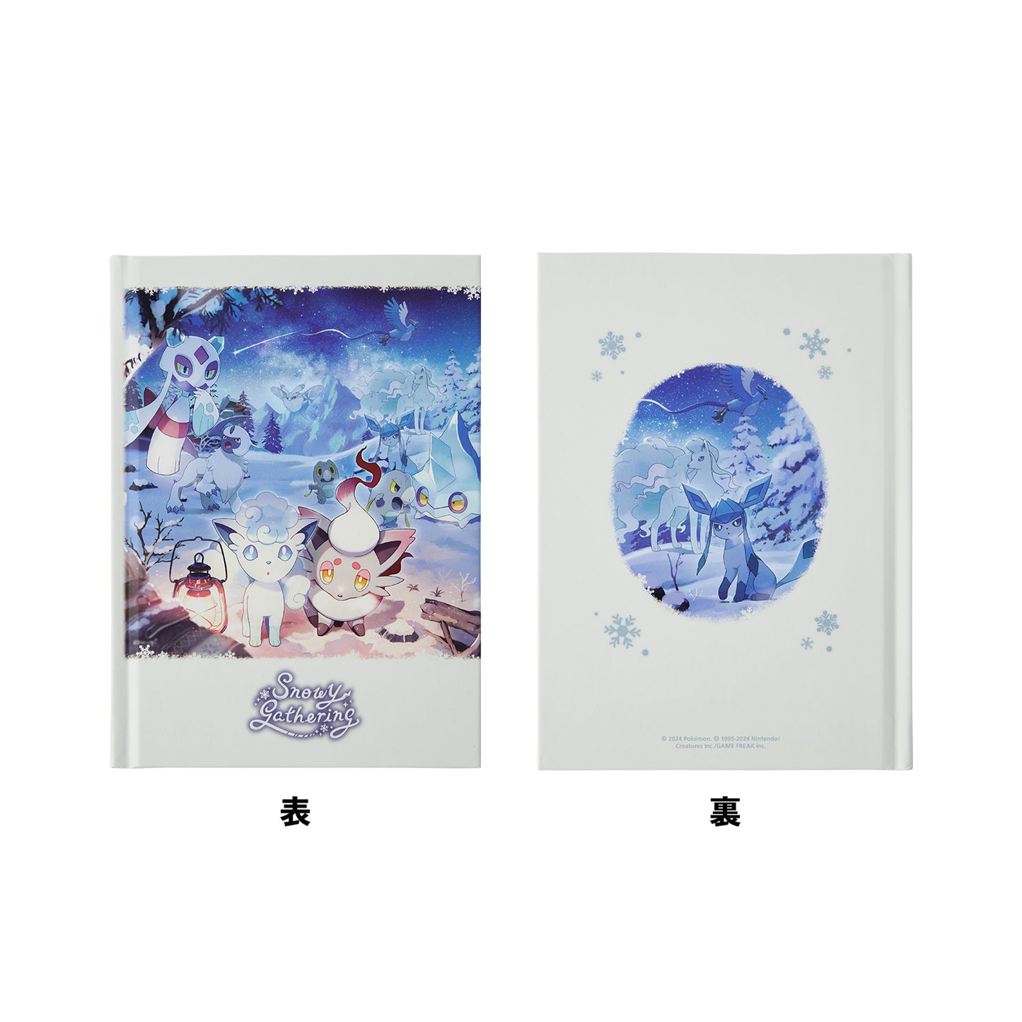 Pokemon Snowy Gathering Hard Cover Notebook